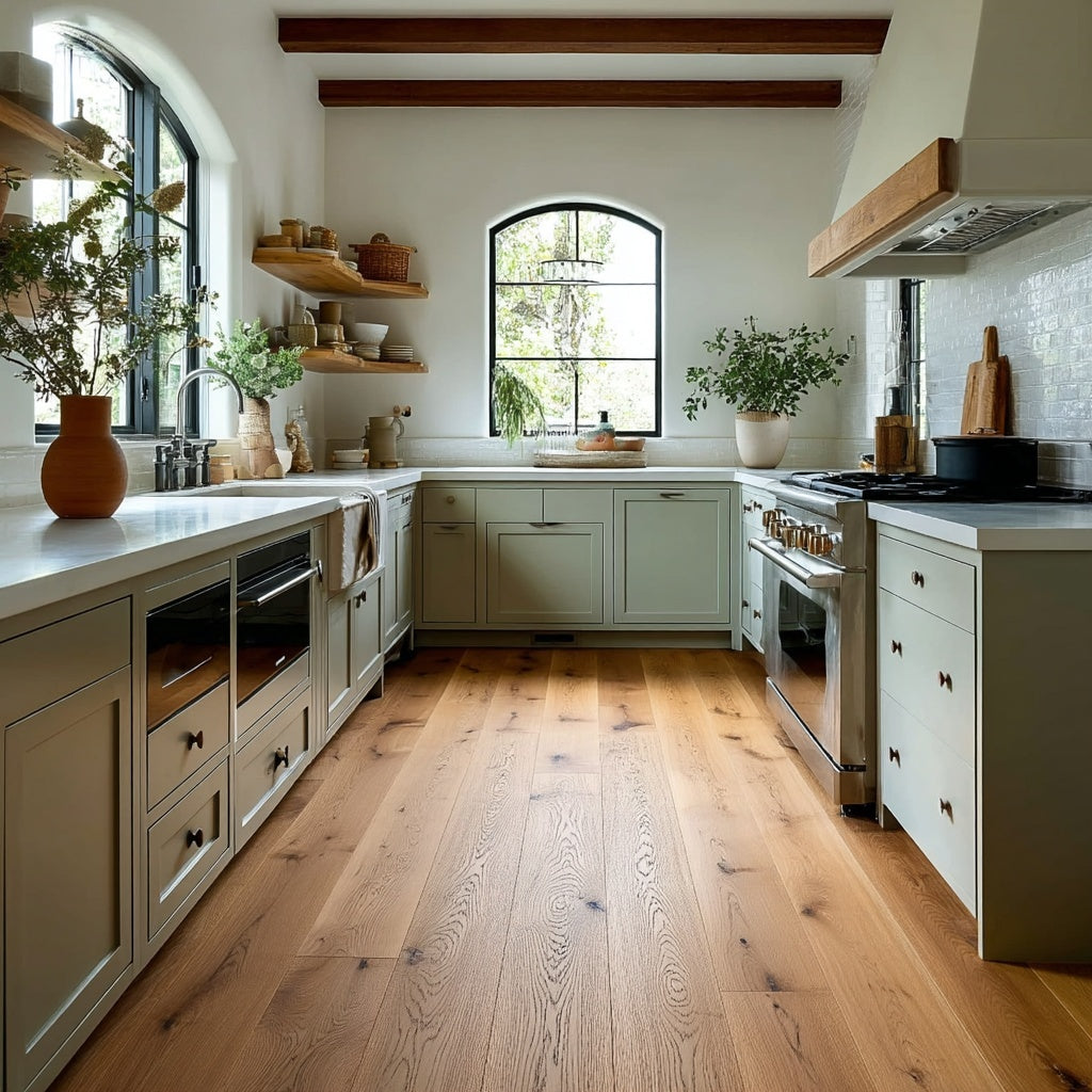 White Oak Wide Plank Flooring