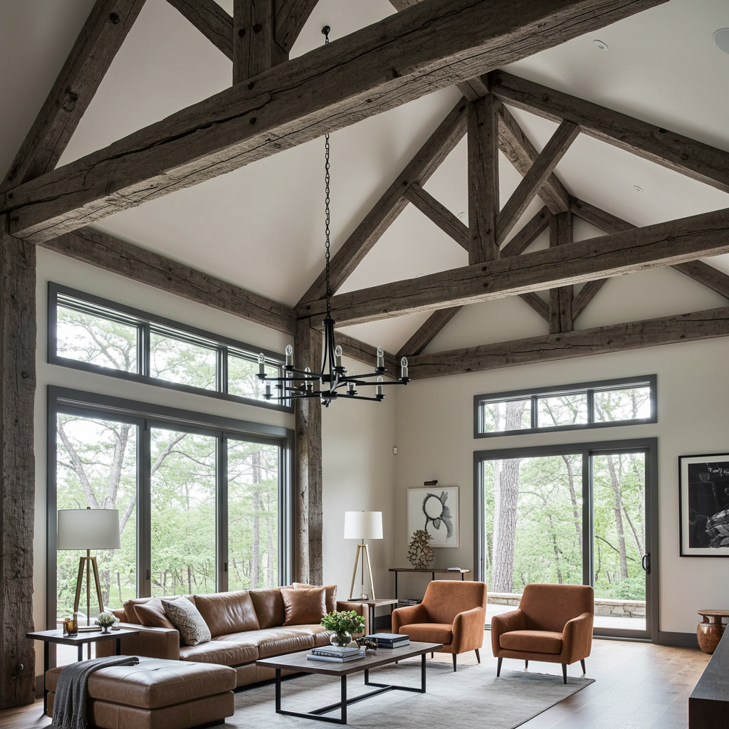 Grey_Hand_Hewn_Reclaimed_Solid_Beam_Trestle_Ceiling