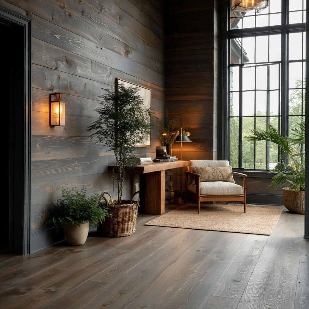 The Northside Weathered Softwood Wall Paneling