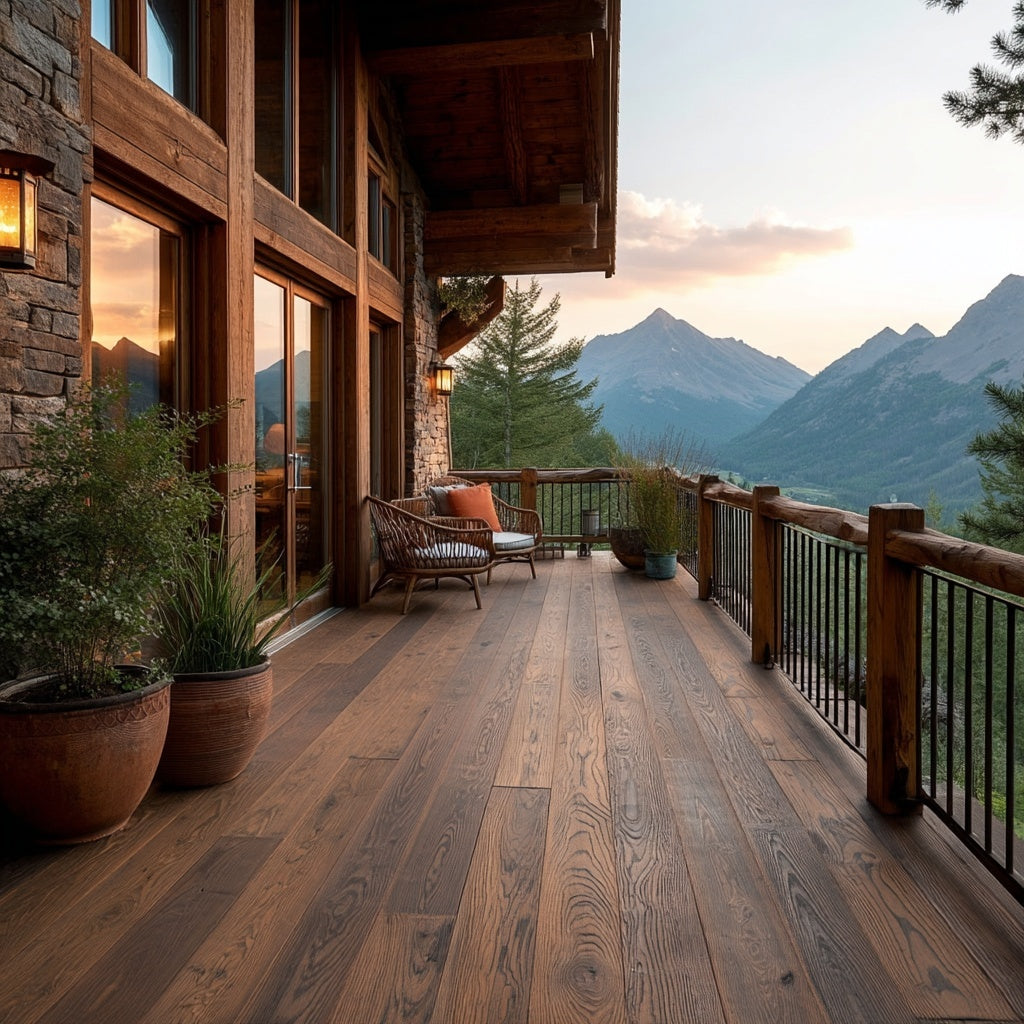 Thermally Modified Oak Decking