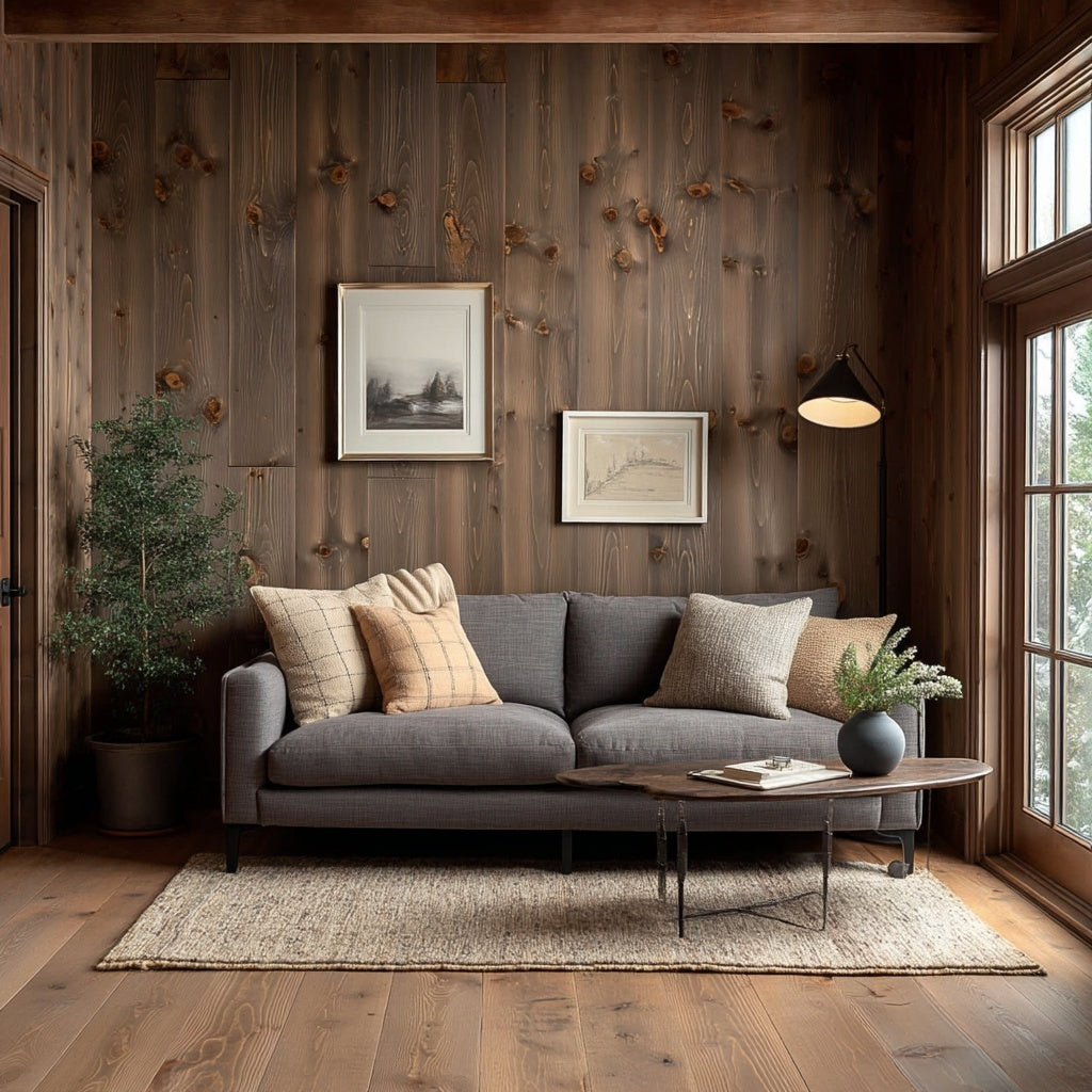 The Tobacco Weathered Softwood Wall Paneling