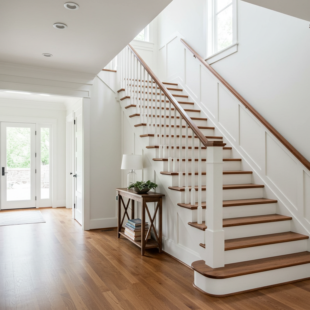 Walnut_Hand_Rail_White_Accent_Wide