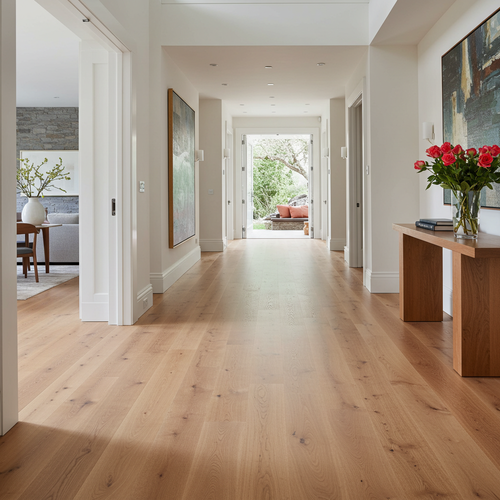 White Oak Wide Plank Flooring