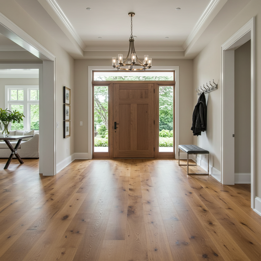 White Oak Wide Plank Flooring