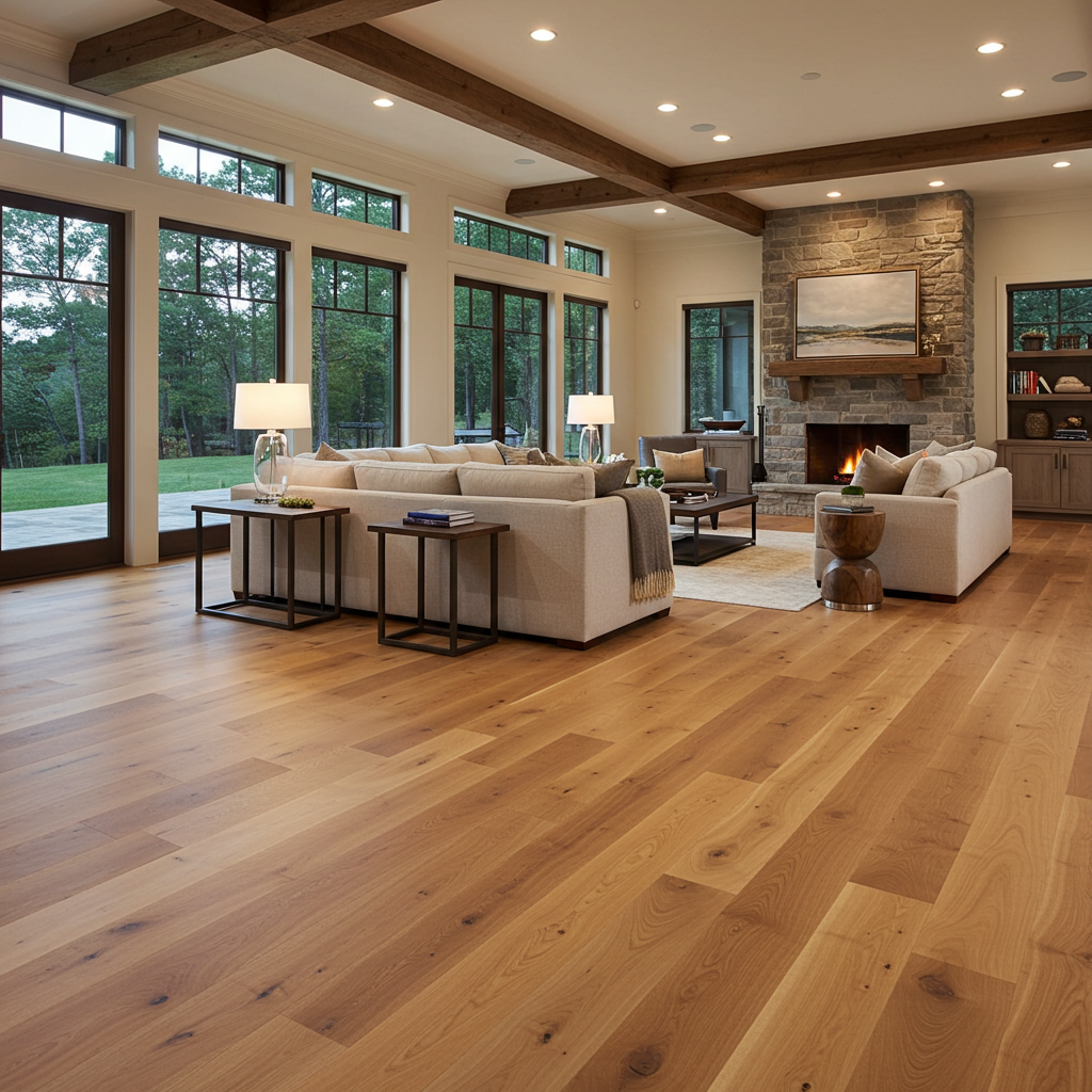 White Oak Wide Plank Flooring