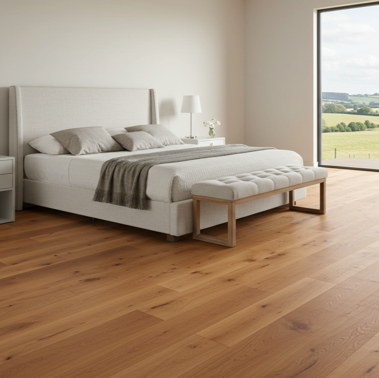 Cherry Wide Plank Flooring