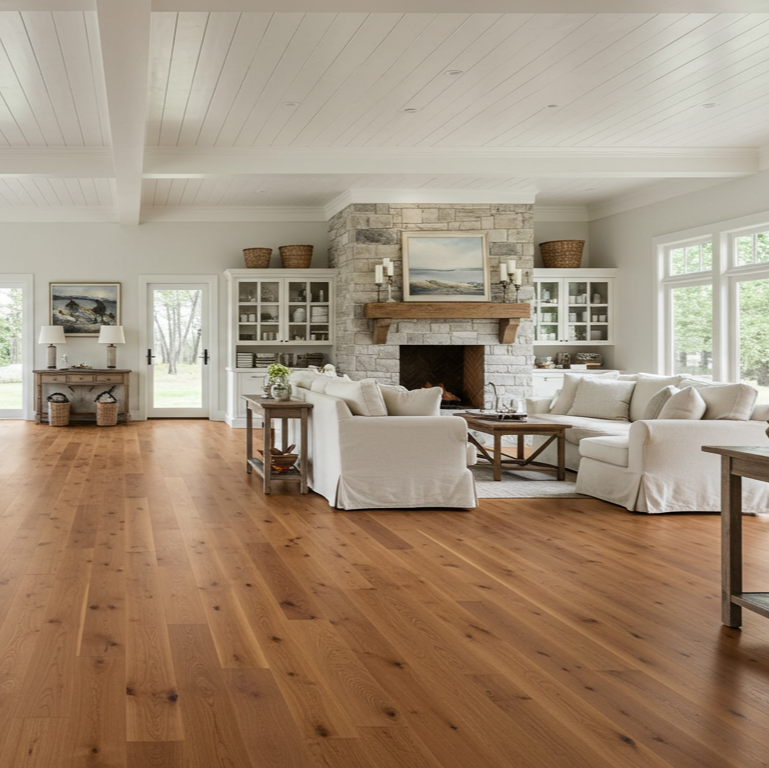 White Oak Wide Plank Flooring