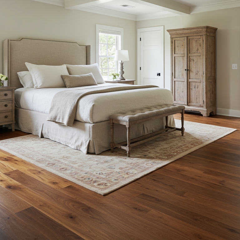 Walnut Wide Plank Flooring
