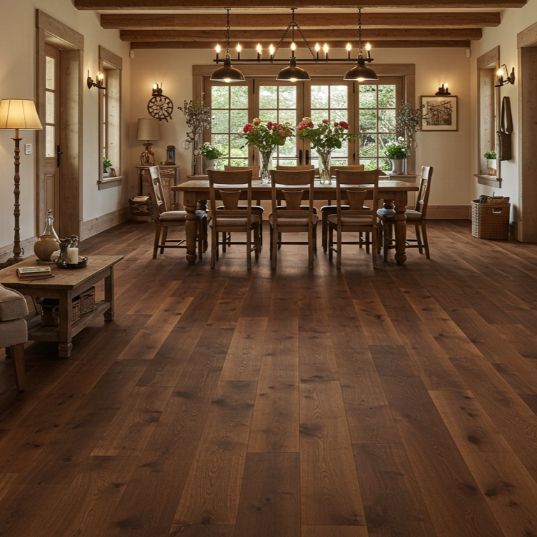 Walnut Wide Plank Flooring