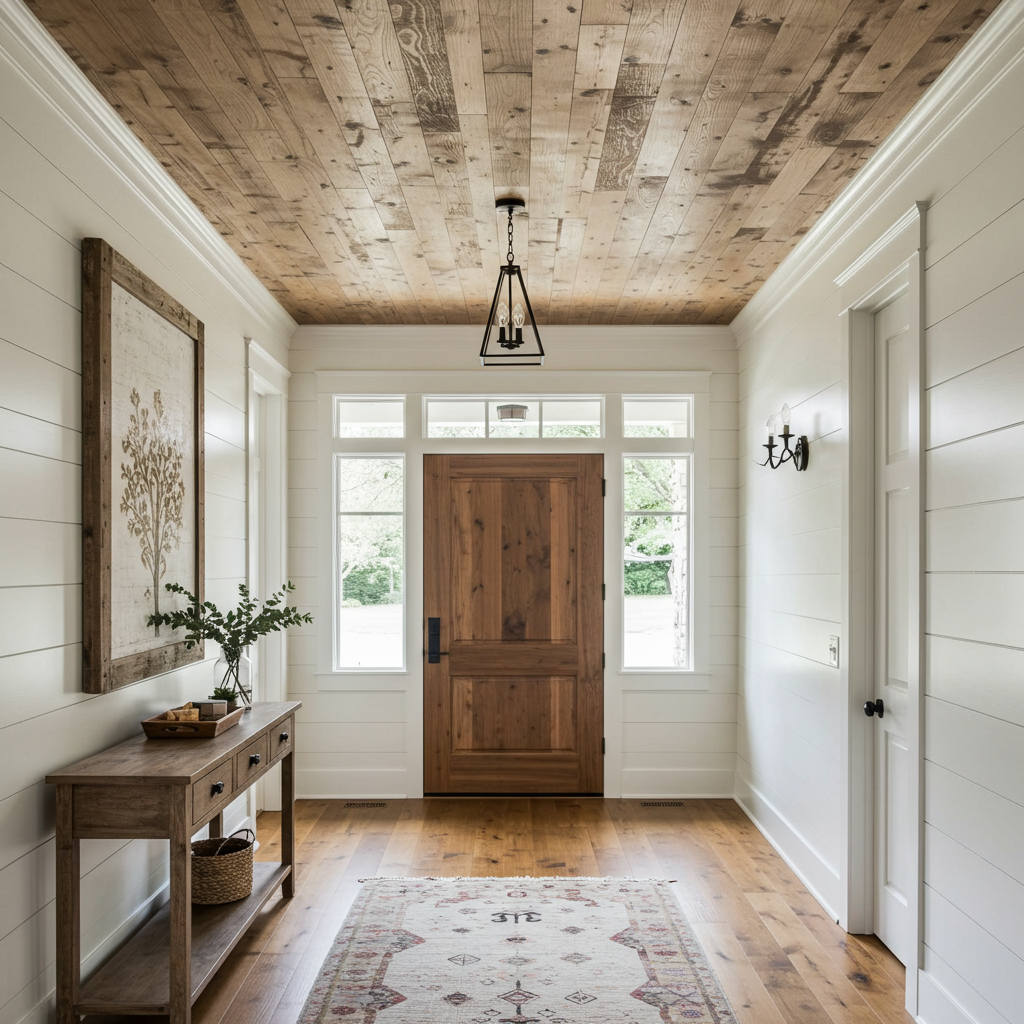 The Howard Brown Reclaimed Barnwood Ceiling Paneling