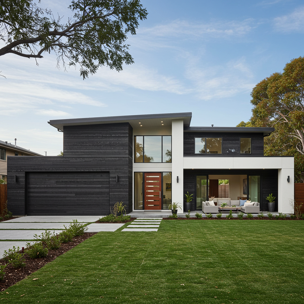 The Bradford Black Reclaimed Hemlock Siding