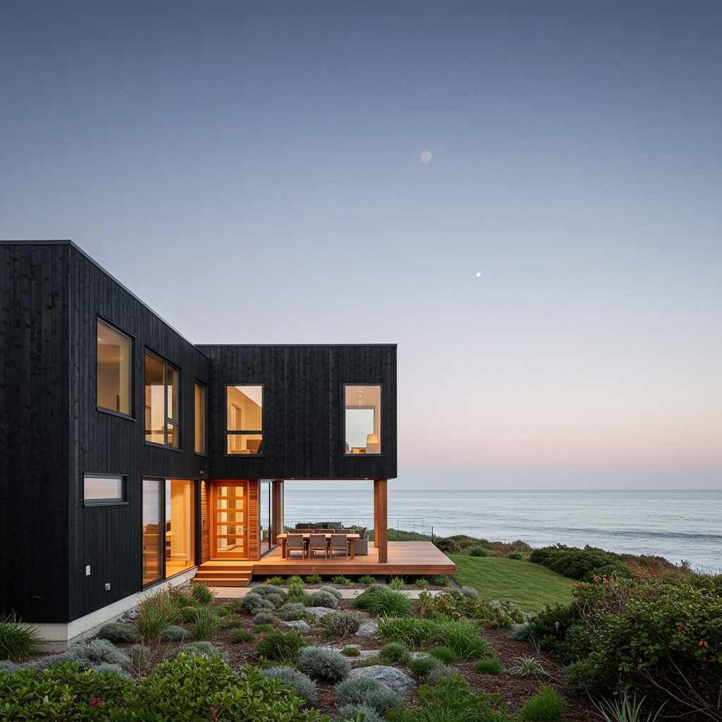 The Bradford Black Reclaimed Hemlock Siding
