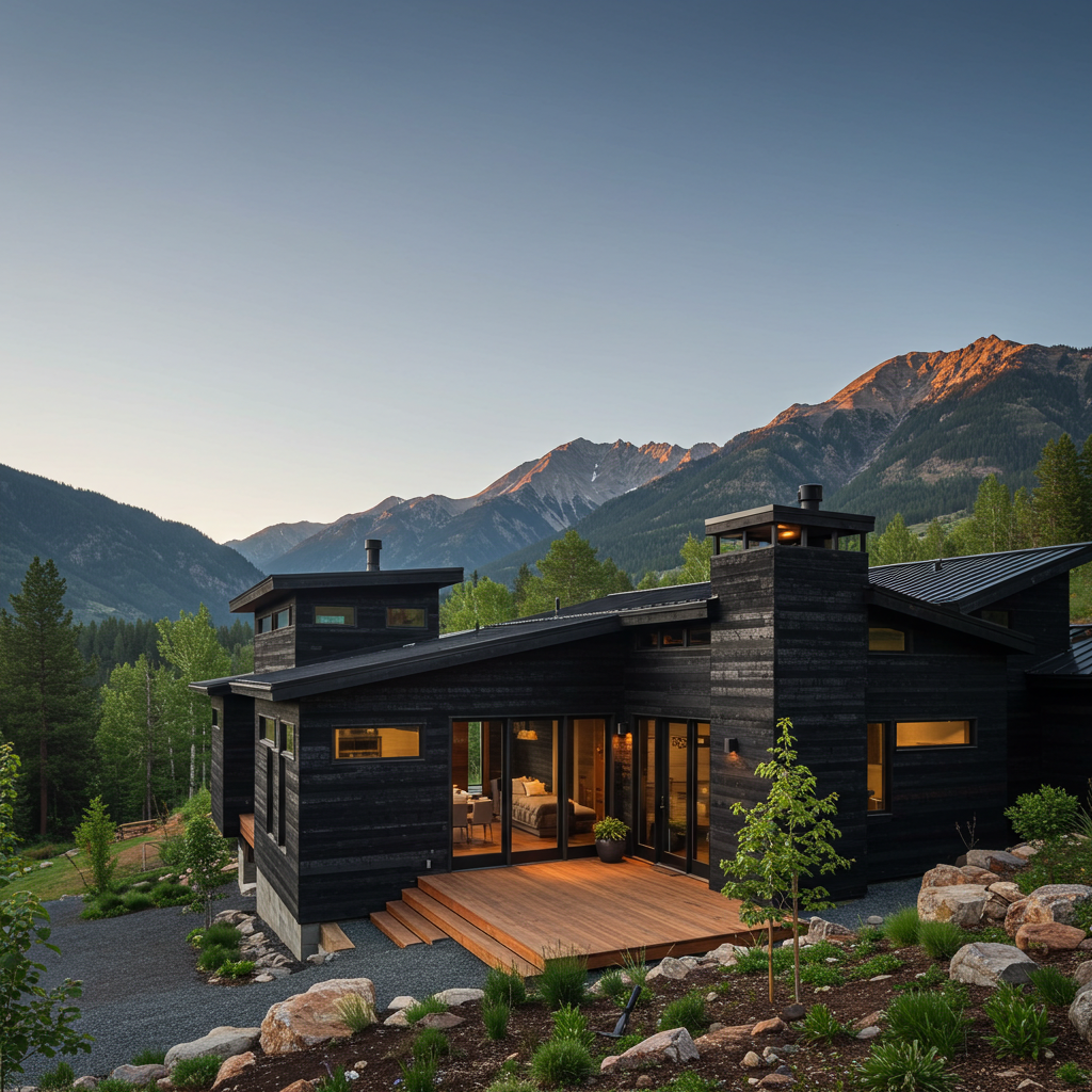 The Bradford Black Reclaimed Hemlock Siding