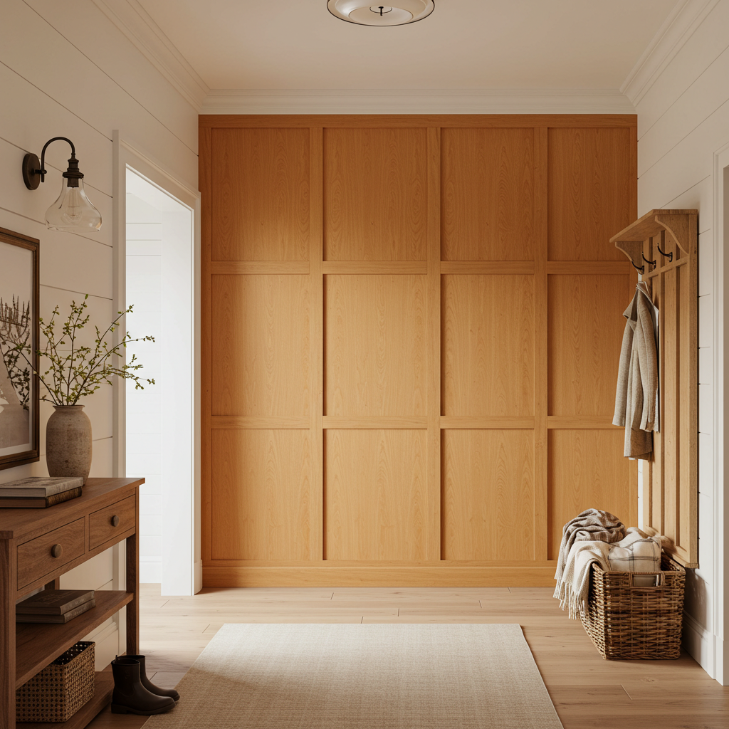Cherry Wall Paneling