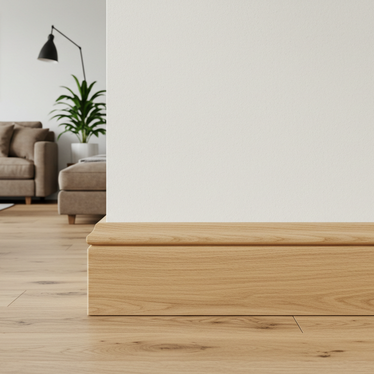 White Oak Baseboard Moulding