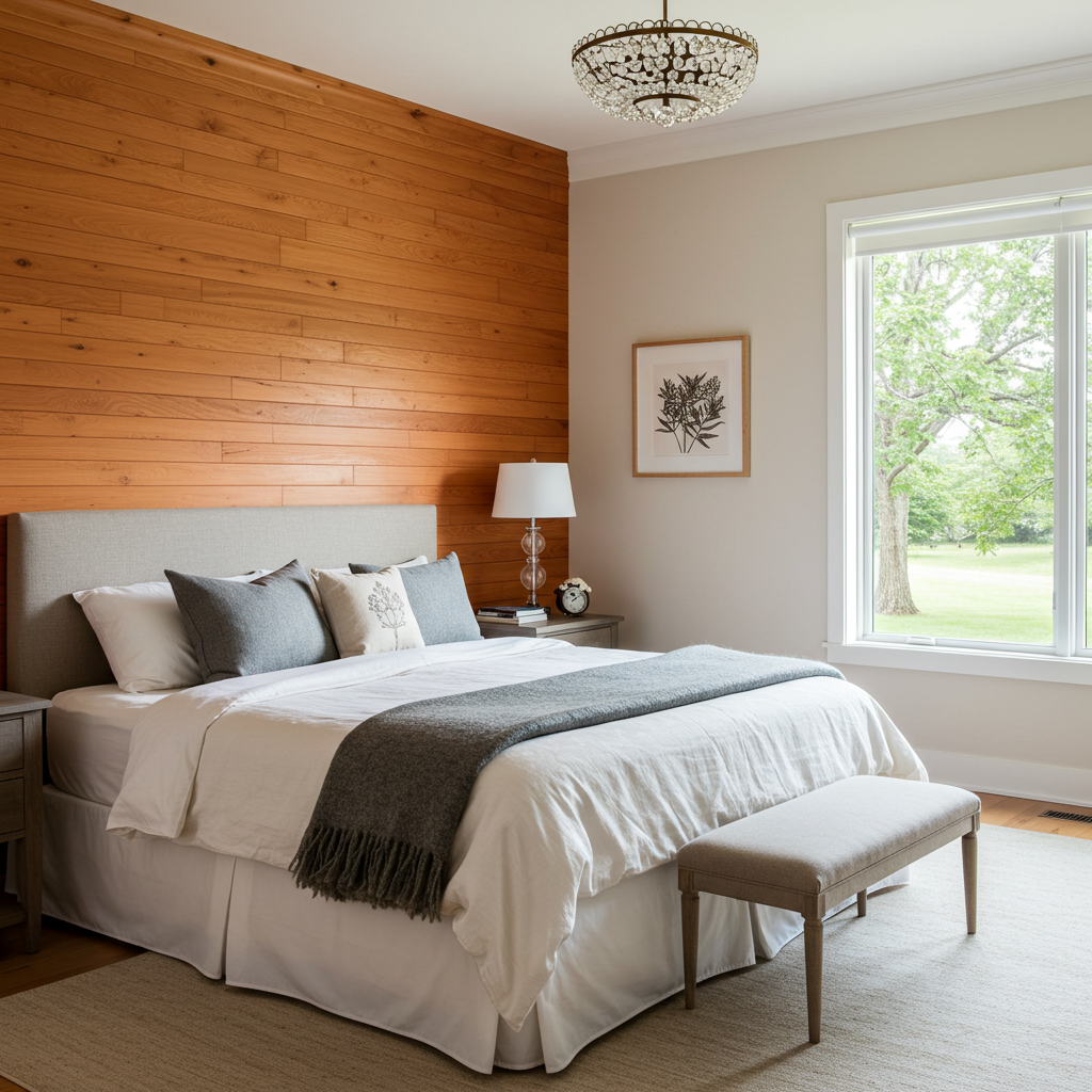 Cherry Wall Paneling
