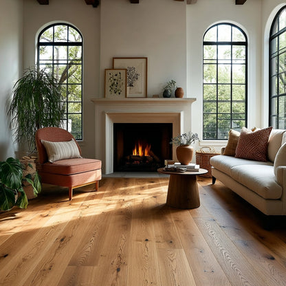 White Oak Wide Plank Flooring