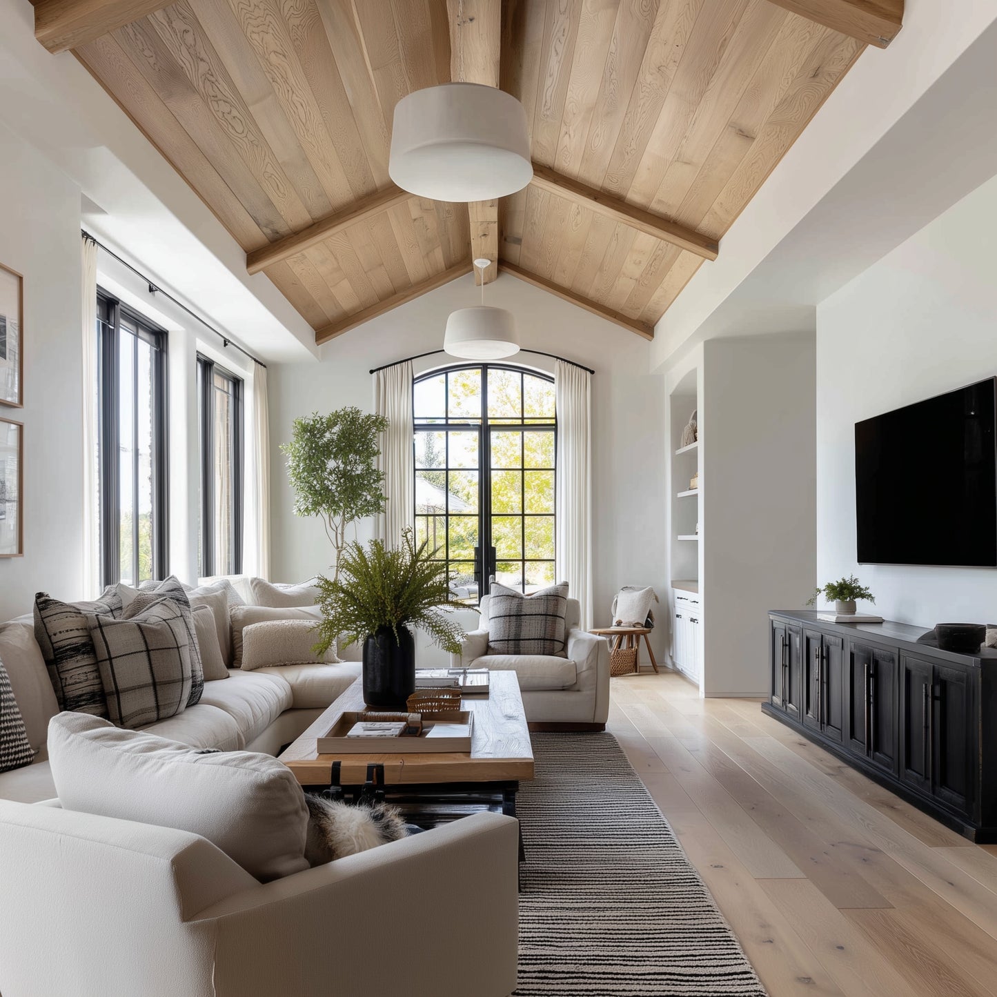 Whitewashed White Oak Wide Plank Flooring