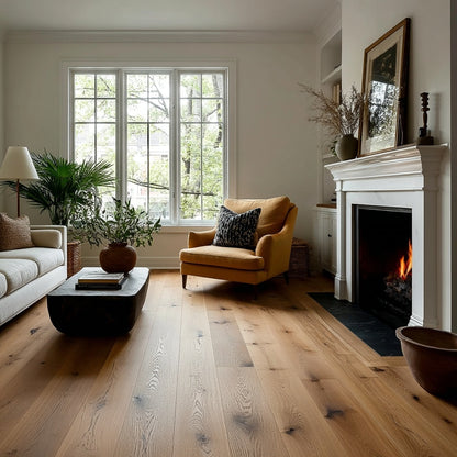 White Oak Wide Plank Flooring