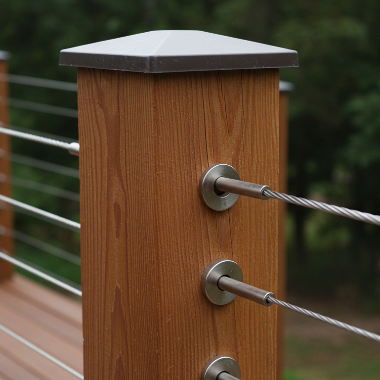 Black_Locust_Deck_Post_Close_Top_Angle