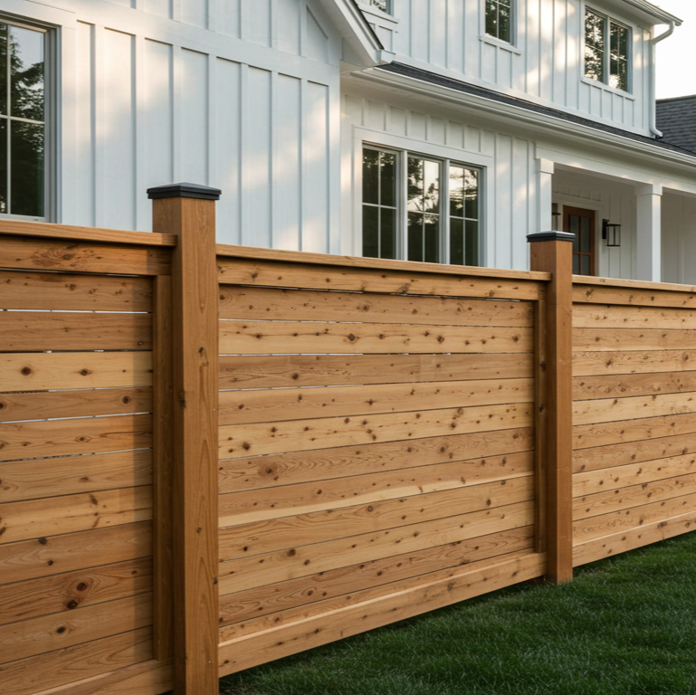 Black_Locust_Fence_Post_Angled_Fence