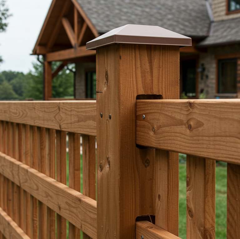 Black_Locust_Fencing_Close_Post