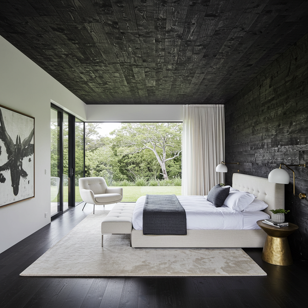Black_Reclaimed_Hemlock_Ceiling_Paneling_Bedroom