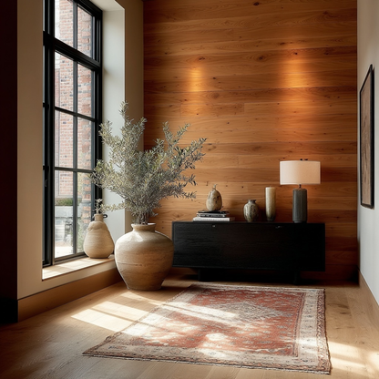 Cherry Wall Paneling