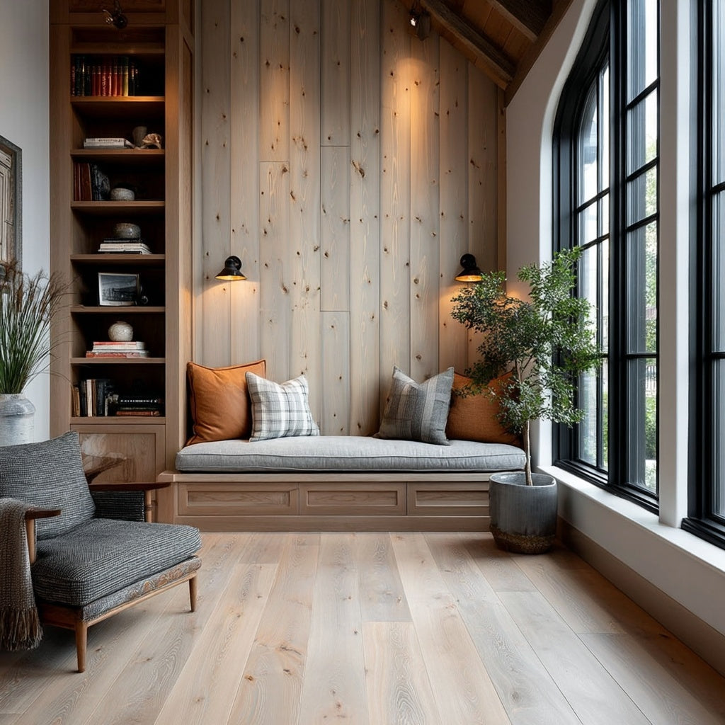 The Dusty Weathered Softwood Wall Paneling