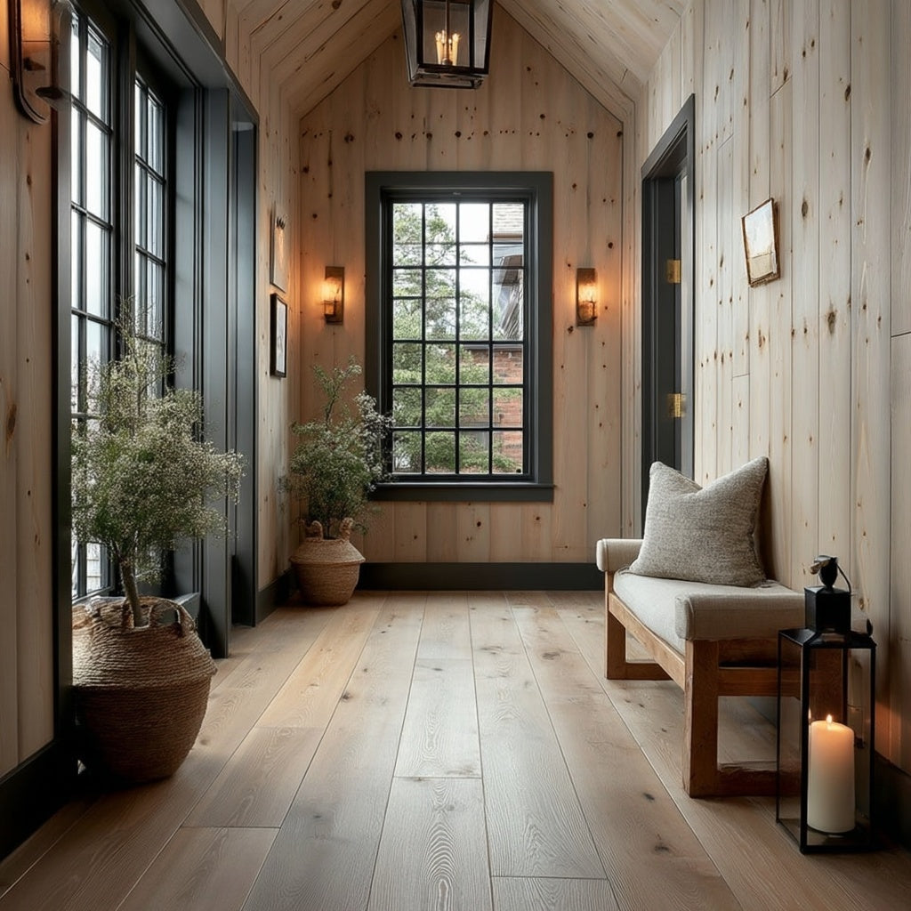 The Dusty Weathered Softwood Wall Paneling