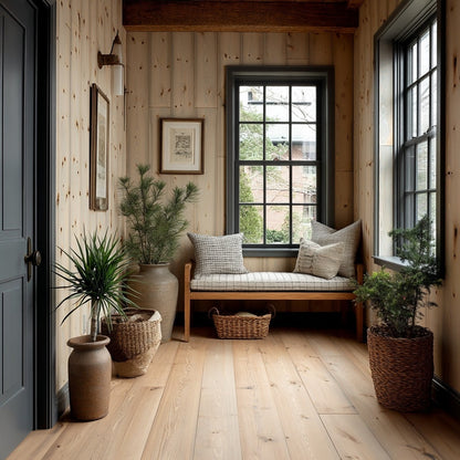The Dusty Weathered Softwood Wall Paneling