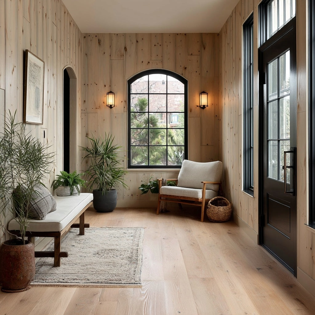 The Dusty Weathered Softwood Wall Paneling