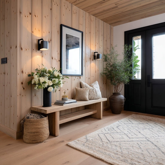 The Dusty Weathered Softwood Wall Paneling