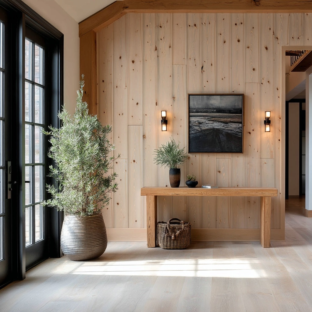 The Dusty Weathered Softwood Wall Paneling
