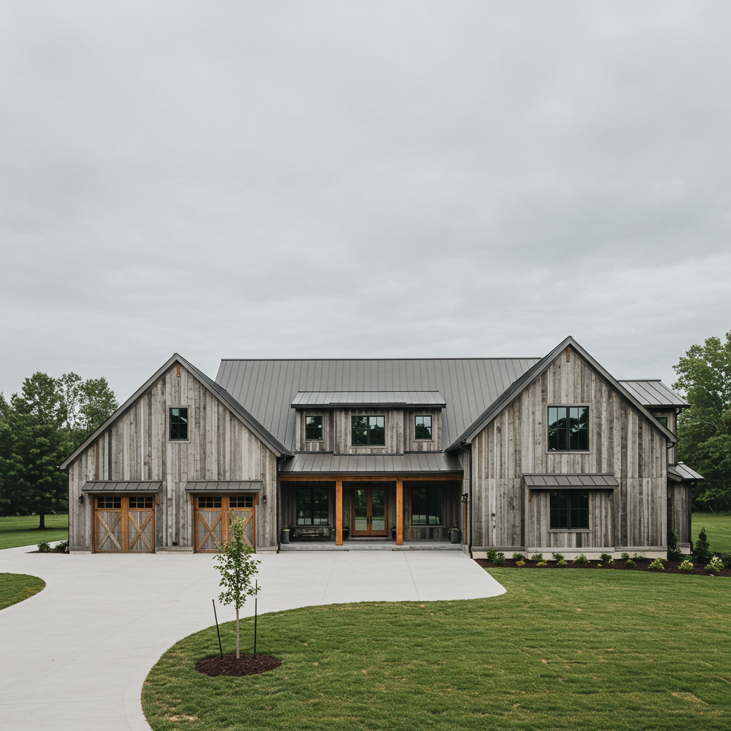 Grey_Reclaimed_Barnwood_Siding_Wide_Farmhouse_Face