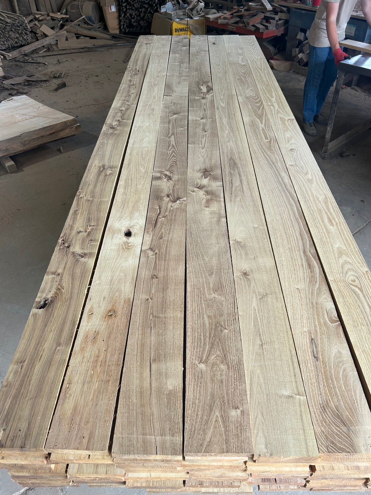 Black Locust Wide Plank Decking