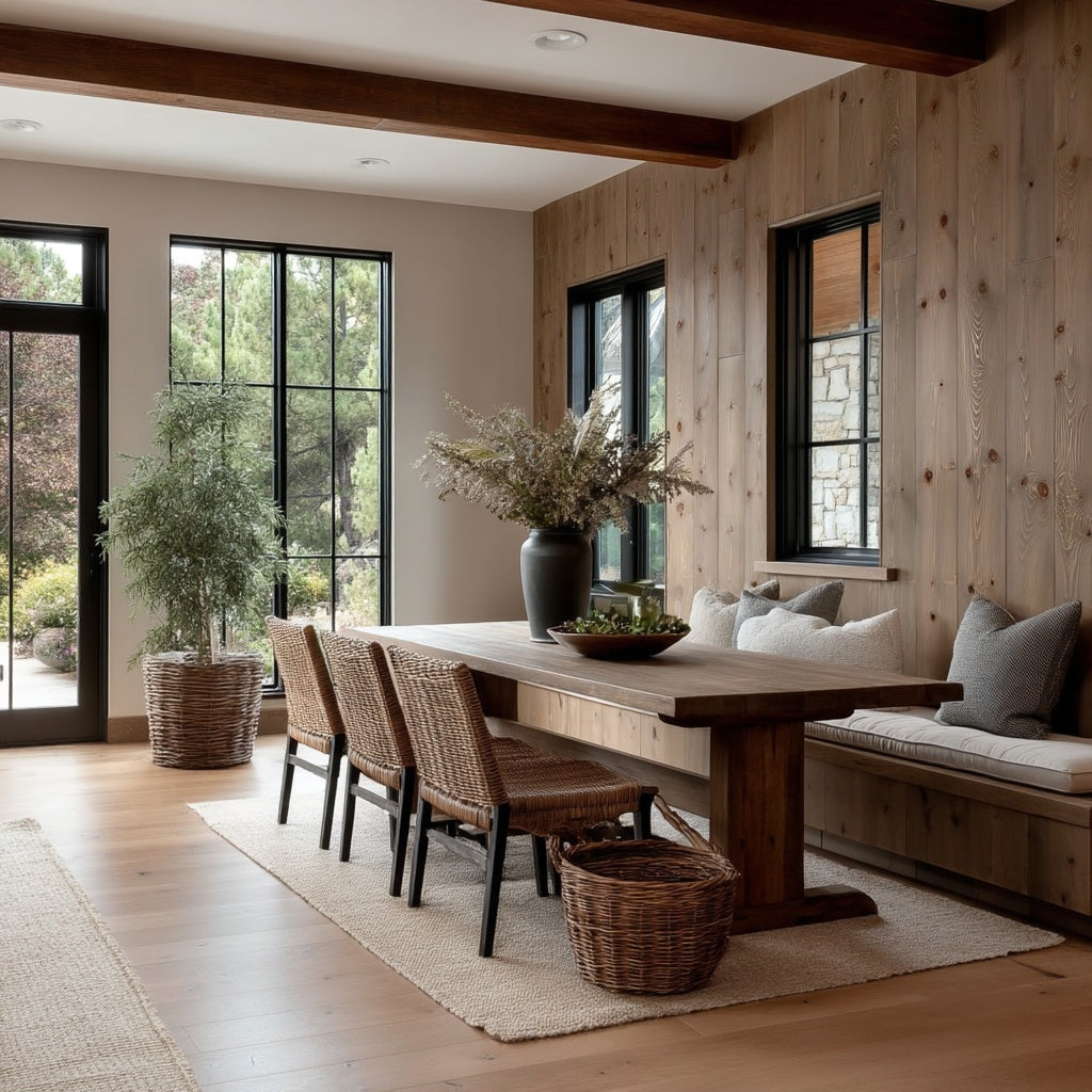 The Leather Weathered Softwood Wall Paneling