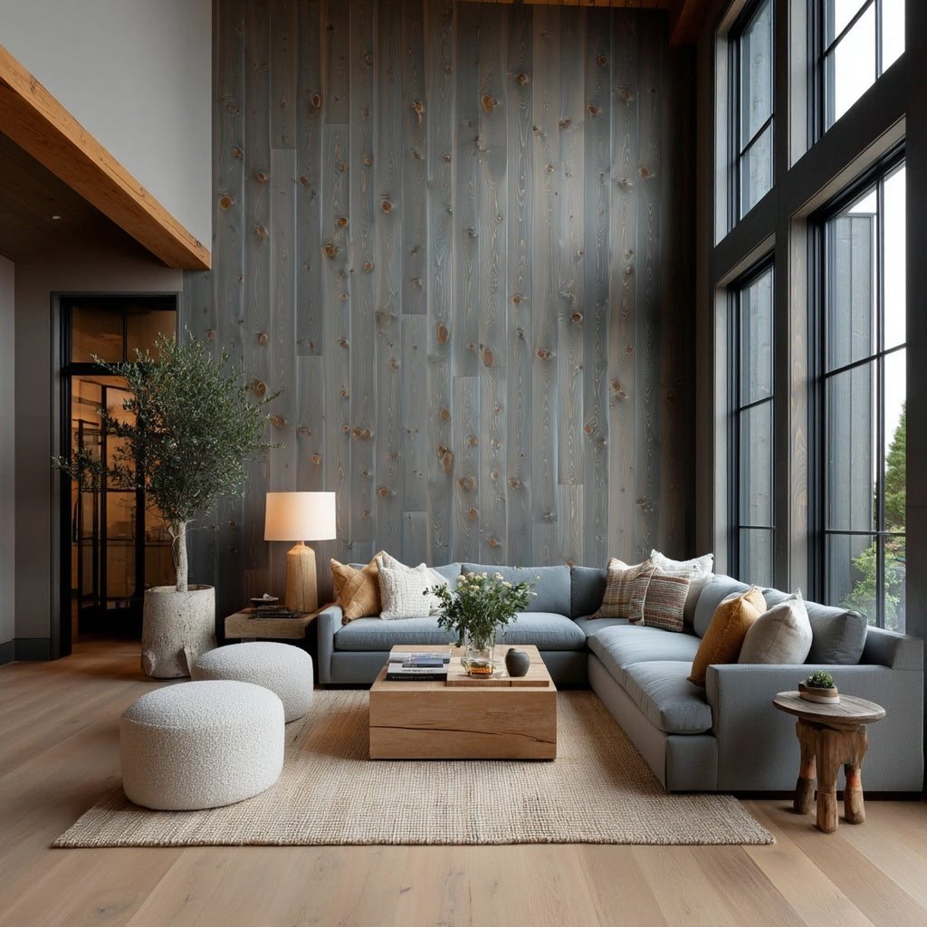 The Northside Weathered Softwood Wall Paneling