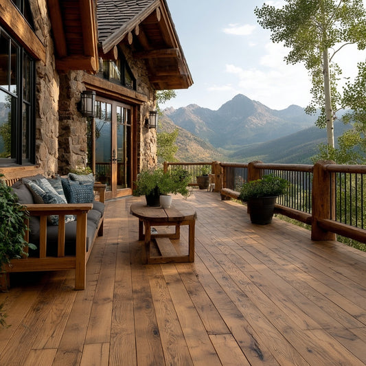 Thermally Modified Oak Decking