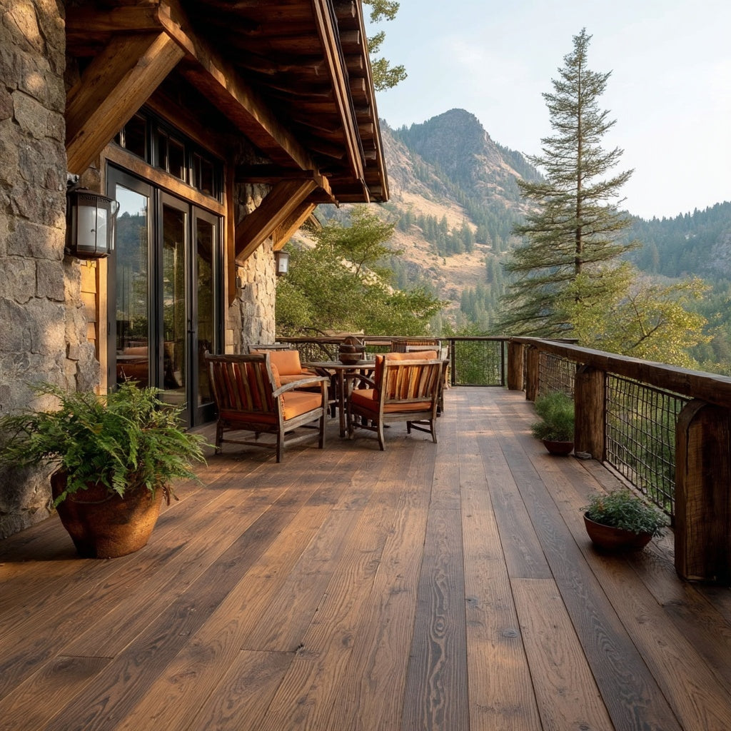 Thermally Modified Oak Decking