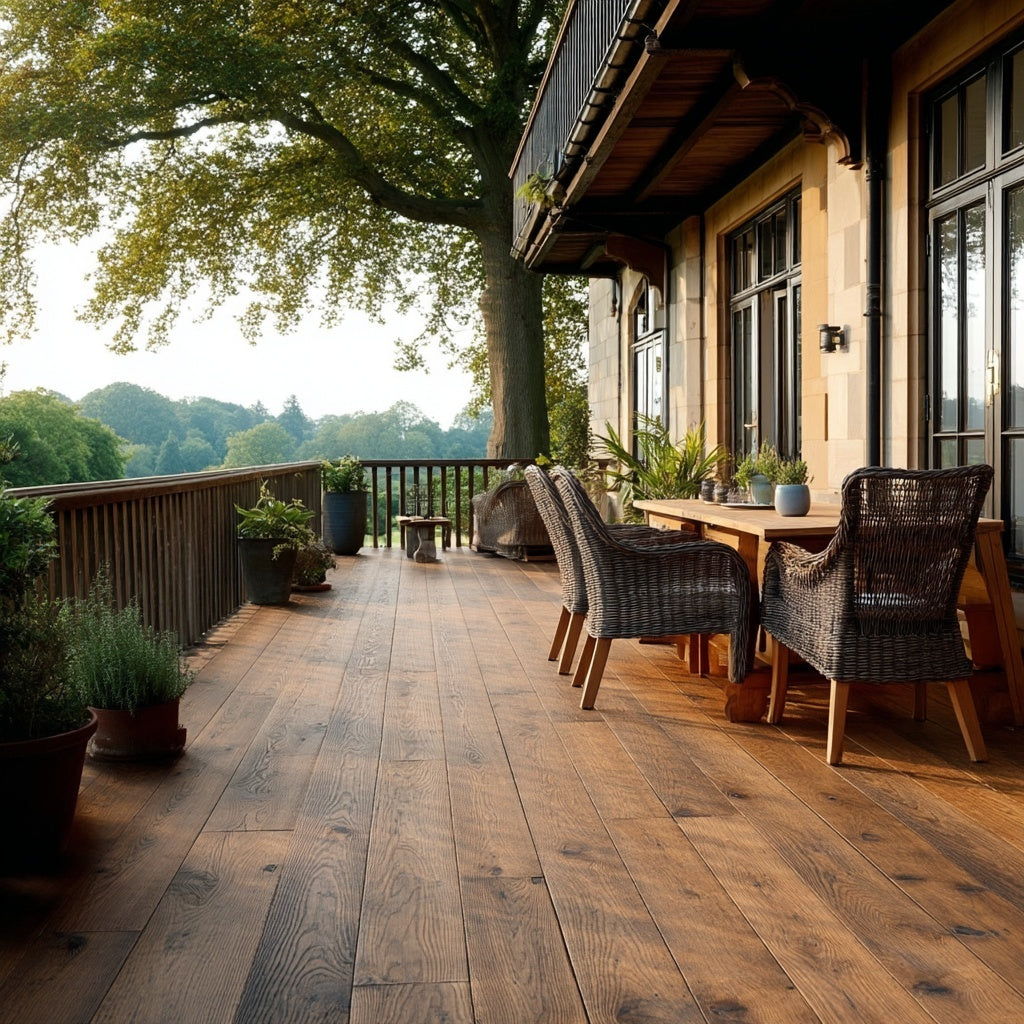 Thermally Modified Oak Decking