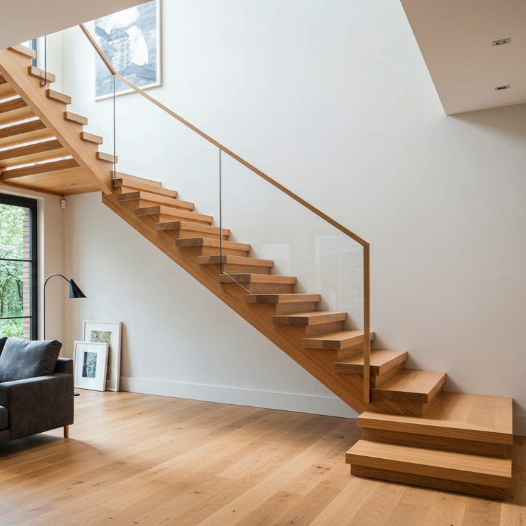 Oak_Floating_Stair_Tread_Wide_Glass_Railing