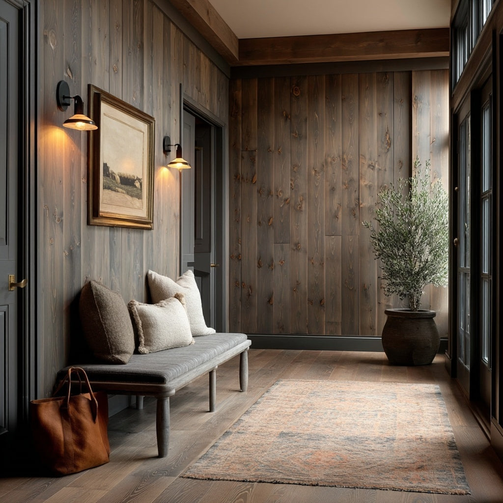 The Tobacco Weathered Softwood Wall Paneling