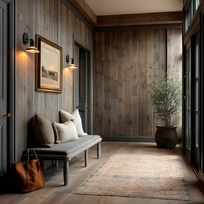 The Tobacco Weathered Softwood Wall Paneling