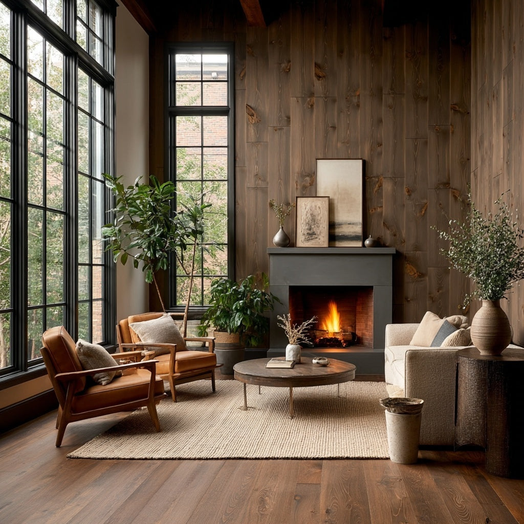 The Tobacco Weathered Softwood Wall Paneling