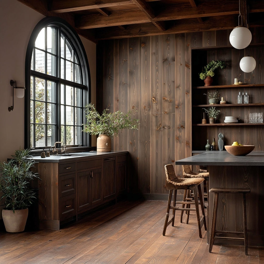 The Tobacco Weathered Softwood Wall Paneling