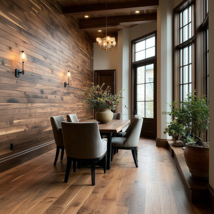Walnut Wall Paneling