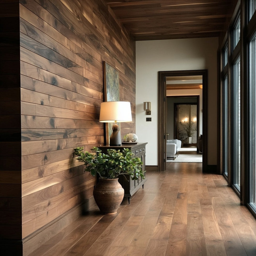 Walnut Wall Paneling – Beam & Baron