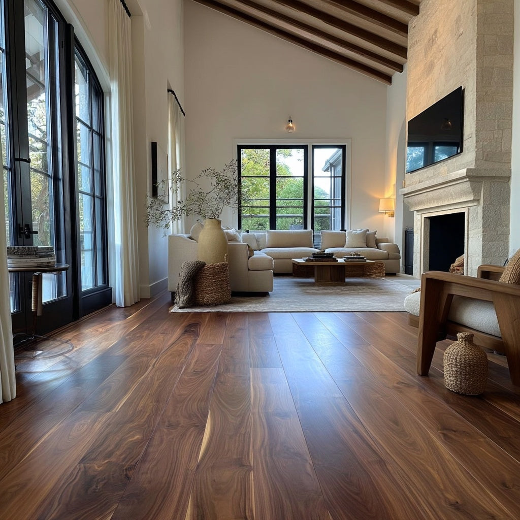 Walnut Wide Plank Flooring