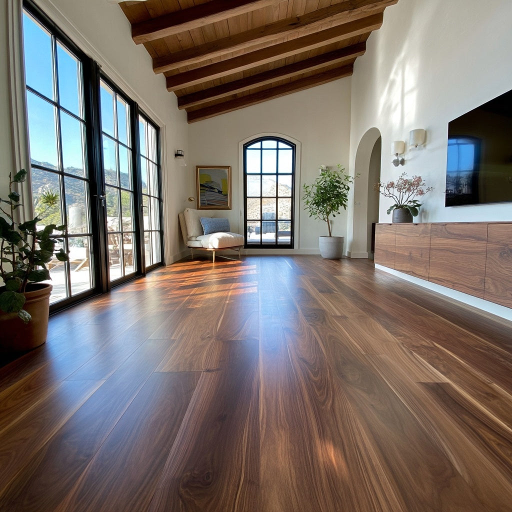 Walnut Wide Plank Flooring
